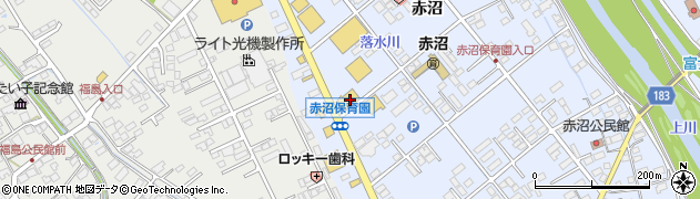ＡＯＫＩ諏訪赤沼店周辺の地図