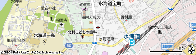 茨城県常総市水海道宝町2706周辺の地図