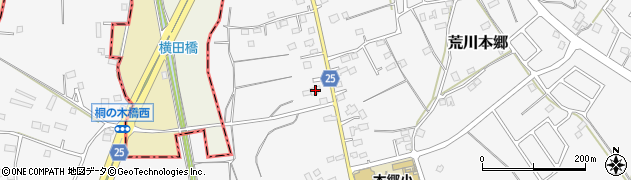 茨城県稲敷郡阿見町荒川本郷1253周辺の地図