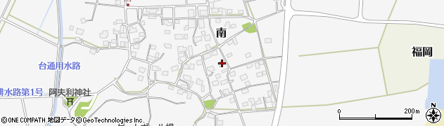 茨城県つくばみらい市南713周辺の地図