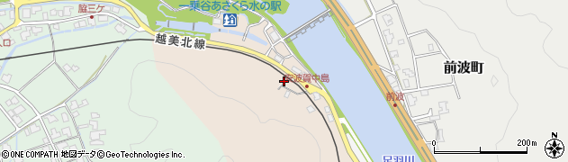 福井県福井市安波賀中島町周辺の地図