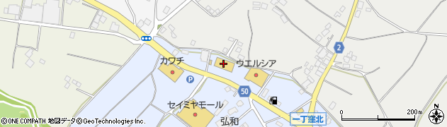 コメリハード＆グリーン麻生店周辺の地図