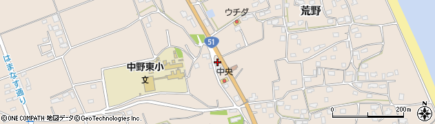 茨城県鹿嶋市荒野755周辺の地図