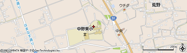 茨城県鹿嶋市荒野1221周辺の地図