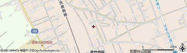 茨城県鹿嶋市荒野1547周辺の地図