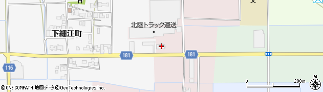 福井県福井市上細江町20周辺の地図