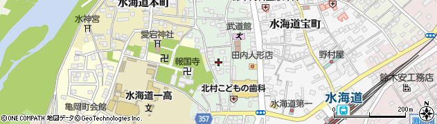 茨城県常総市水海道栄町2645周辺の地図