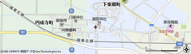 福井県福井市下東郷町16周辺の地図