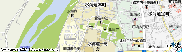 茨城県常総市水海道亀岡町2572-2周辺の地図