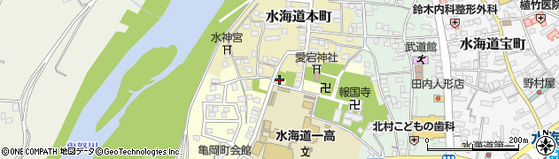 茨城県常総市水海道亀岡町2572-1周辺の地図