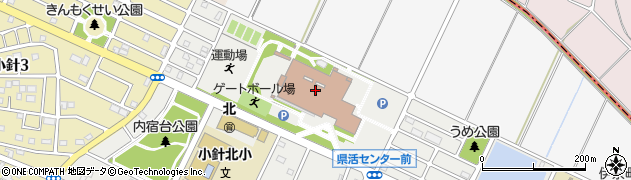 埼玉県県民活動総合センター周辺の地図