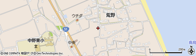 茨城県鹿嶋市荒野123周辺の地図