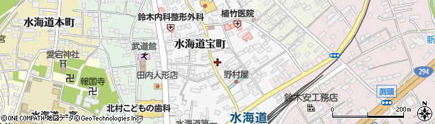 茨城県常総市水海道宝町2850周辺の地図