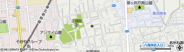 埼玉県白岡市白岡周辺の地図