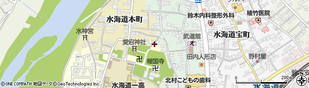 茨城県常総市水海道栄町2635周辺の地図