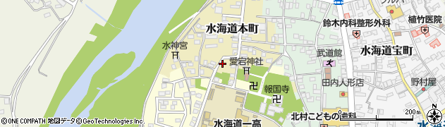 茨城県常総市水海道本町2577周辺の地図