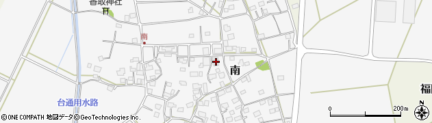 茨城県つくばみらい市南932周辺の地図