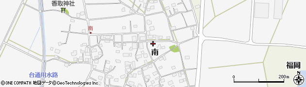 茨城県つくばみらい市南509周辺の地図