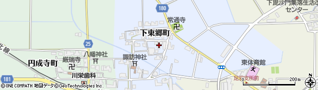 福井県福井市下東郷町17周辺の地図