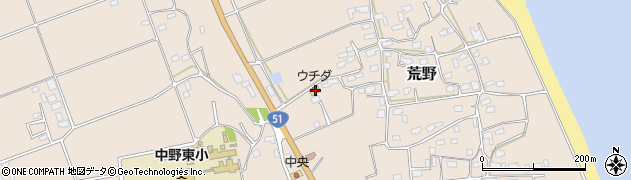 茨城県鹿嶋市荒野727周辺の地図