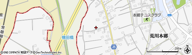 茨城県稲敷郡阿見町荒川本郷1275周辺の地図