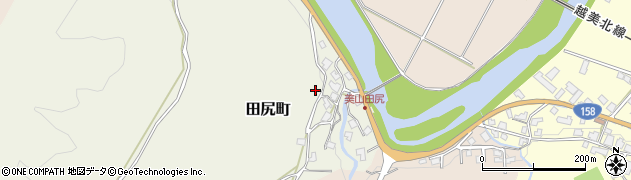 福井県福井市田尻町周辺の地図
