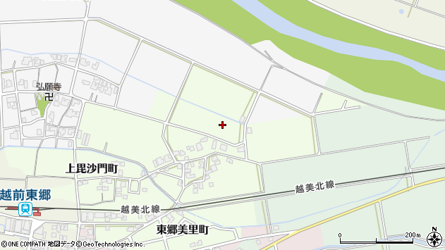 〒910-2144 福井県福井市上毘沙門町の地図