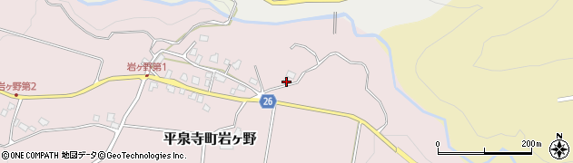 福井県勝山市平泉寺町岩ヶ野21周辺の地図