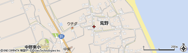 茨城県鹿嶋市荒野146周辺の地図
