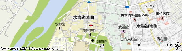 茨城県常総市水海道本町2630-5周辺の地図