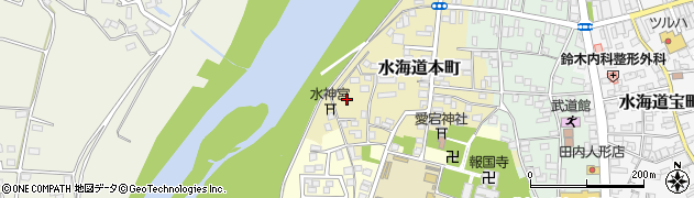 茨城県常総市水海道本町2584-2周辺の地図