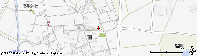 茨城県つくばみらい市南2345周辺の地図