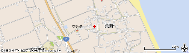 茨城県鹿嶋市荒野149周辺の地図