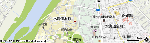 茨城県常総市水海道本町2625-9周辺の地図