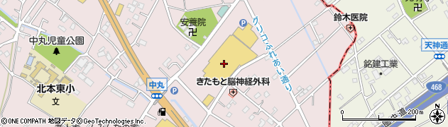 やきもの本舗 北本店周辺の地図