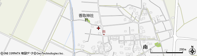 茨城県つくばみらい市南2287周辺の地図