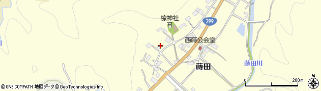 埼玉県秩父市蒔田2984周辺の地図