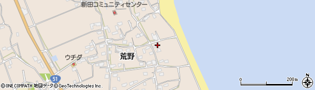 茨城県鹿嶋市荒野1627周辺の地図