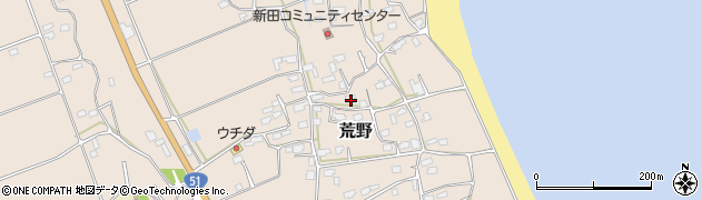 茨城県鹿嶋市荒野139周辺の地図