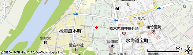 茨城県常総市水海道栄町2660-1周辺の地図