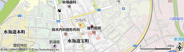 茨城県常総市水海道宝町2780周辺の地図
