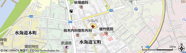茨城県常総市水海道宝町2771周辺の地図