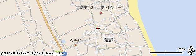 茨城県鹿嶋市荒野158周辺の地図