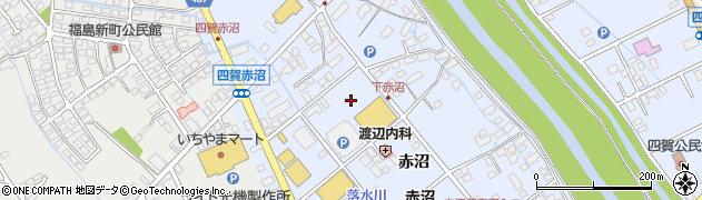 長野県諏訪市四賀（赤沼）周辺の地図