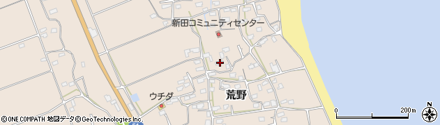 茨城県鹿嶋市荒野157周辺の地図