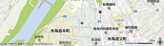 茨城県常総市水海道栄町2660-9周辺の地図