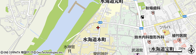 茨城県常総市水海道本町2610周辺の地図