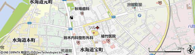 茨城県常総市水海道宝町2775周辺の地図
