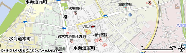 茨城県常総市水海道宝町2783周辺の地図