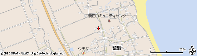 茨城県鹿嶋市荒野174周辺の地図